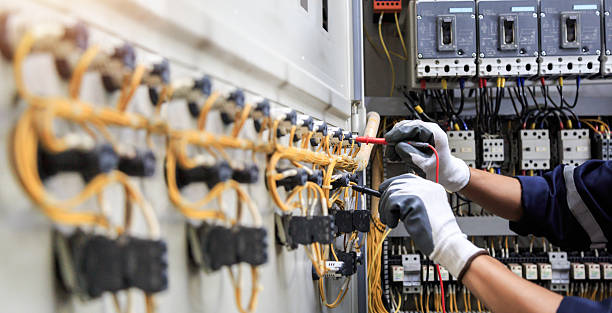 Professional Electrician technician working in Sachse, TX